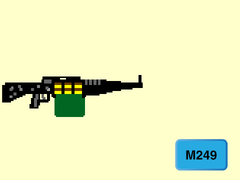 kap weapon: M249 Machine Gun