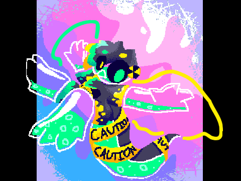 New OC + Dynamic Pose Practice :D