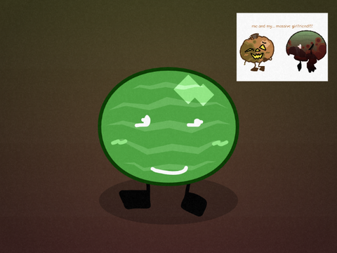 (Rotten) watermelon [OC]