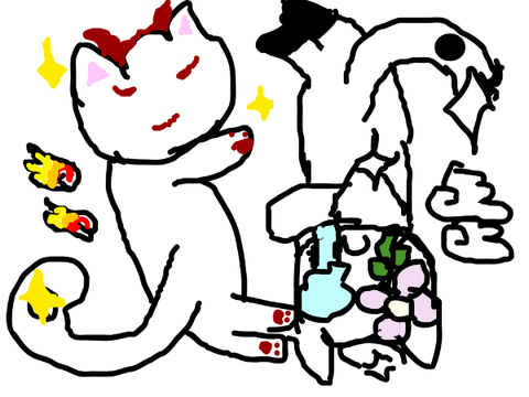 Yin Yang Cat Collab Completed