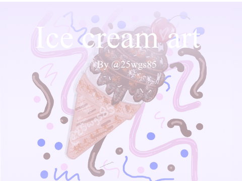 Ice cream art