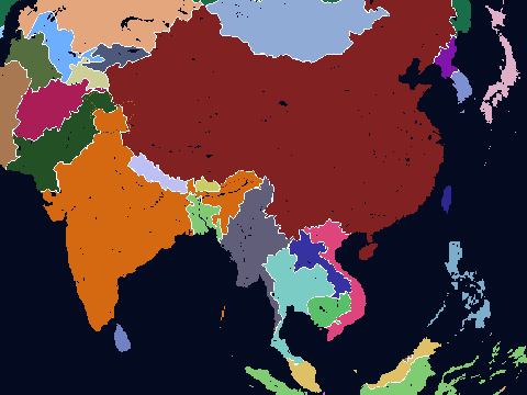 Asia Map for Mapping :D // Mapping