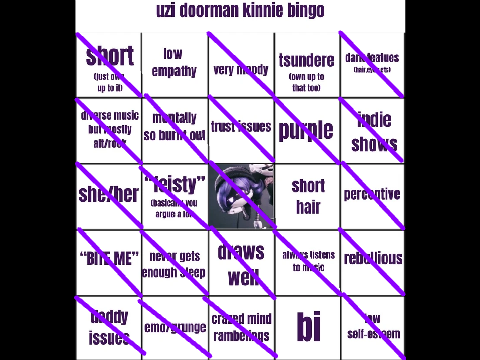 Uzi kinnie bingo