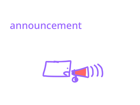quick announcement not too important 
