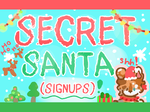  ✧･ﾟ Secret Santa Signups!  ✧･ﾟ remix