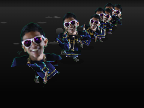 Blue Shirt Dance Champ99