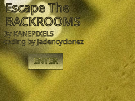 Escape The Backrooms! | !WIP! | #GAMES #BACKROOMS #ART #ANIMATION