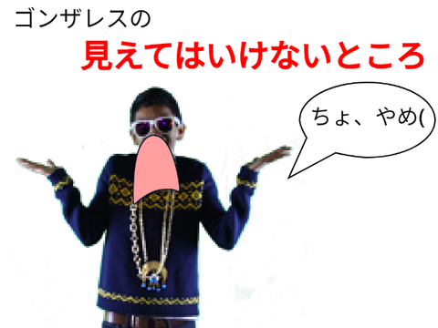 ゴンザレスの見えてはいけないところ