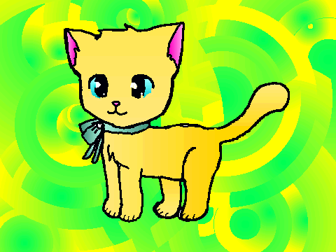 My entry for cat coloring contest