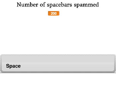 Spacebar spammer