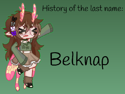 History of: Belknap