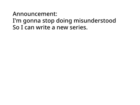Announcement 