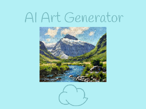 AI Art Generator ☁