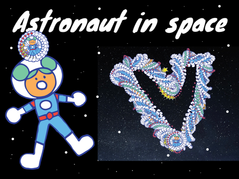 Astronaut in space