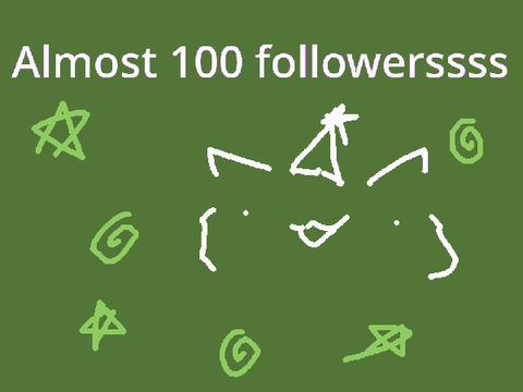 Almost 100 followers!