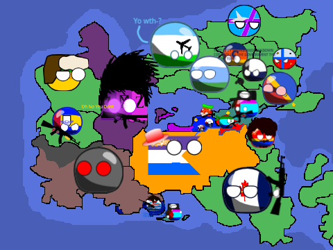 Geopolitical Scratch Map: Westlia Continent remix