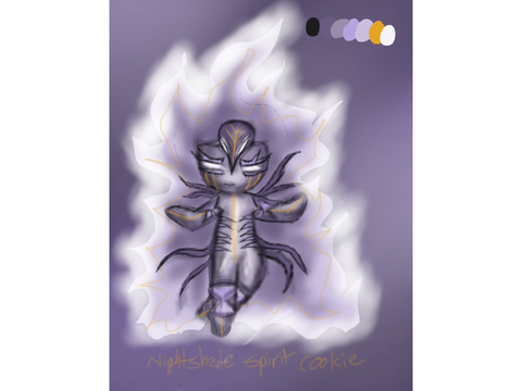 Nightshade Spirit Cookie design!!