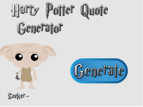 Harry Potter Quote Generator