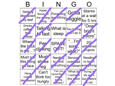 ADHD Bingo remix