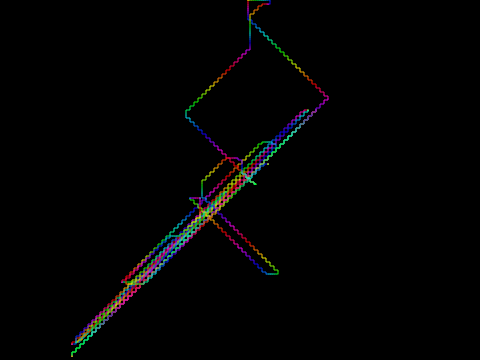  rainbow pen art