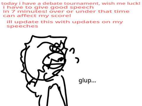 my debate tournament!