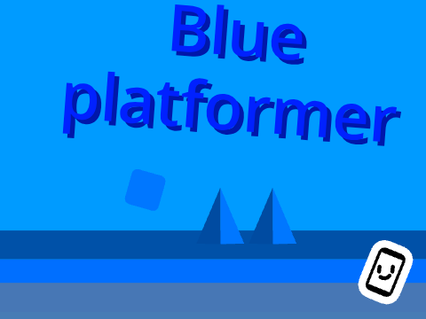Blue platformer