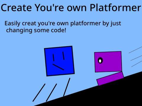 Easy Platformer Created! #Tutorial #Game #art #fun