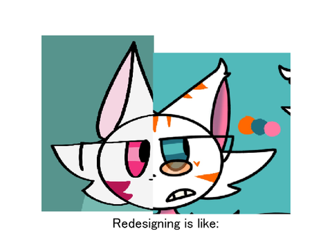 I love redesigning my oc's