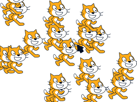 Scratch cat doesn't want to get deleted 
