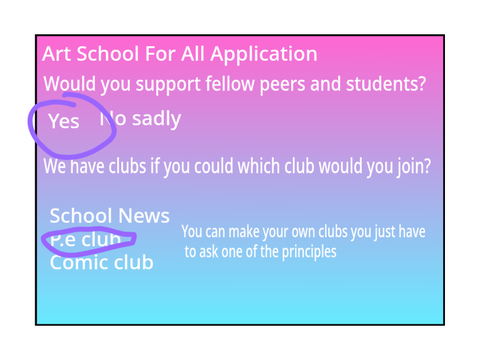 Art School Application! remix