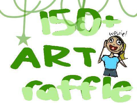 150+ art raffle!