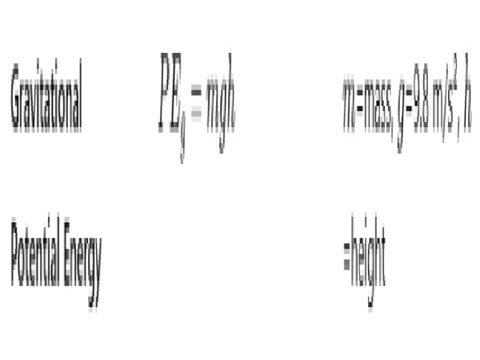 Gravitational Potential Energy