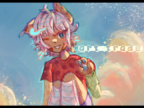 ✦ wasabi // art trade