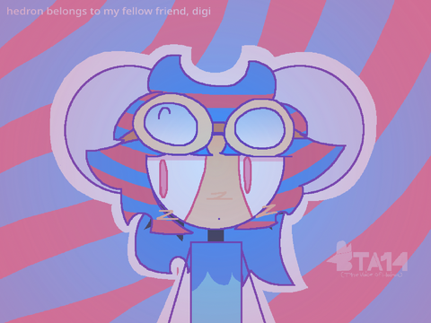 hedron art i made for a friend in november that i didn’t post to scratch.