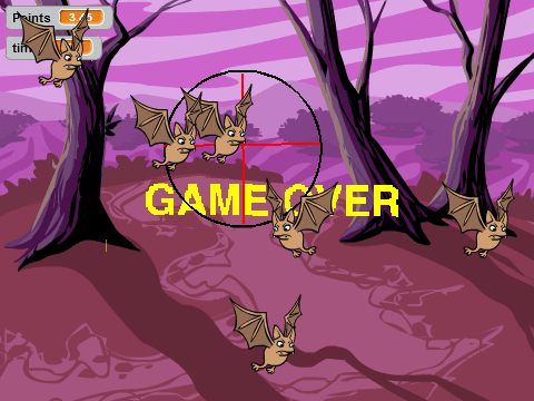bat shooter game