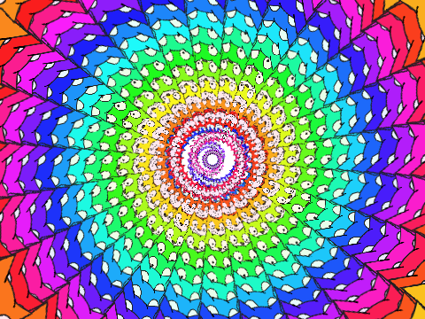 Rainbow Spiral 5