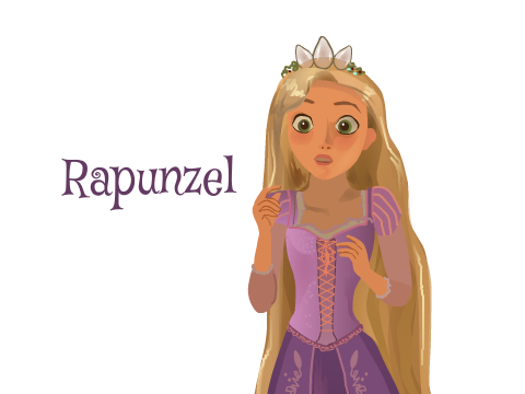 Rapunzel vector speed draw