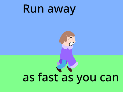 Run away Animation Loop