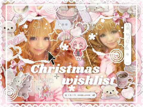 christmas wishlist !⋆ ˚｡⋆୨♡୧⋆ ˚｡⋆