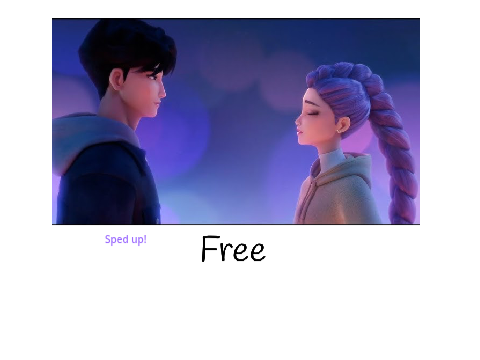 Free from K-pop Demon Hunters sped up!