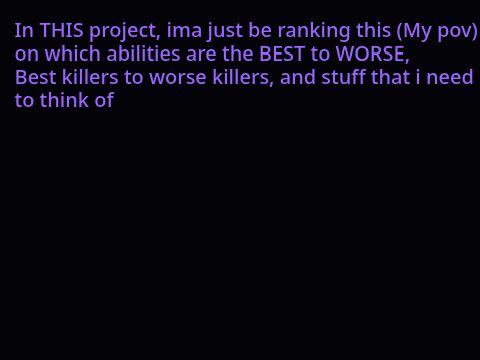 Random DOD Rankings