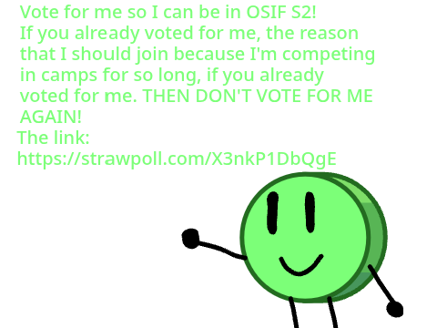 Plz vote for me in OSIF S2!