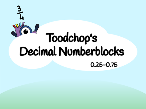 (Outdated) Toodchop's Decimal Numberblocks (0.25-0.75)