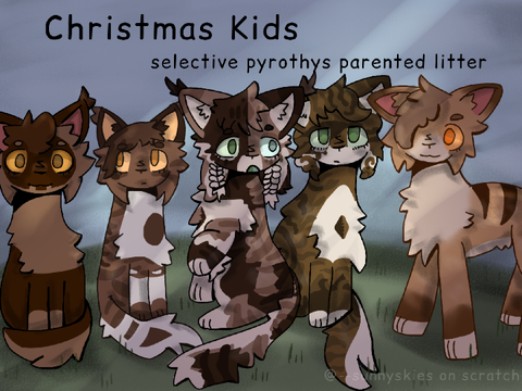 `` Christmas kids `` - fcfs pyrothys parented litter