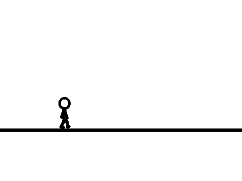 my first drawn walking animation