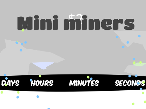 Mini miners countdown!