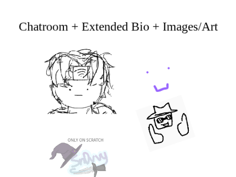 CHATROOM + IMAGESS + EXTENDED BIO