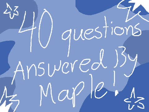 40 random questions about Maple