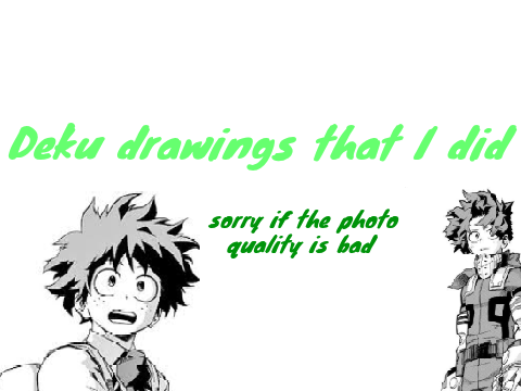 Deku art dump