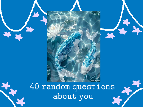 ✨ 40 random questions about Brooke ✨  